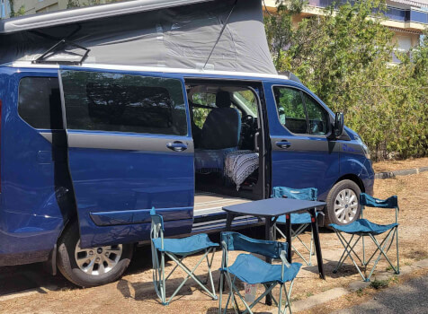 camping-car RHINO AVENTOURER TRANSIT CUSTOM  extérieur / latéral droit