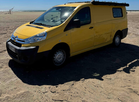 camping-car CITROEN JUMPY   extérieur / face avant