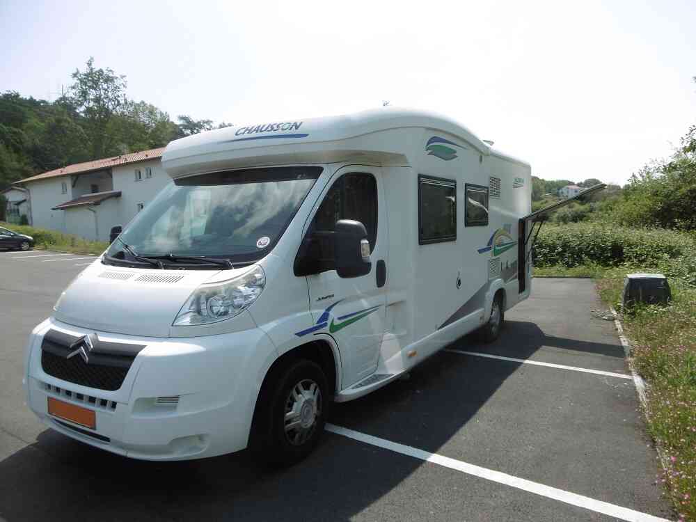 camping-car CHAUSSON ALLEGRO 94  extérieur / latéral droit