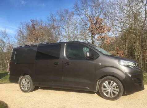 camping-car PEUGEOT EXPERT   extérieur / latéral droit